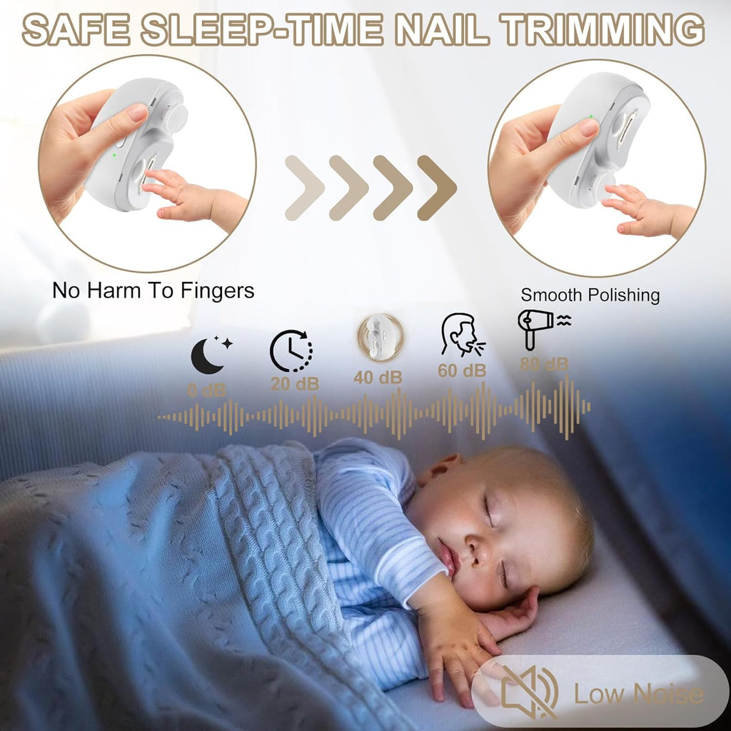 3-in-1 Electric Nail Trimmer – Safe, Clean & Effortless Nail Care