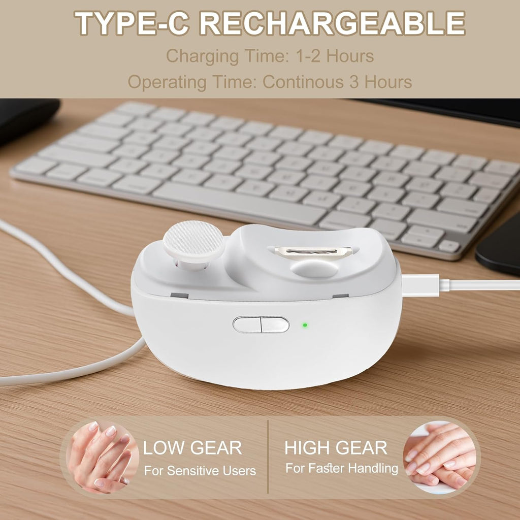 3-in-1 Electric Nail Trimmer – Safe, Clean & Effortless Nail Care
