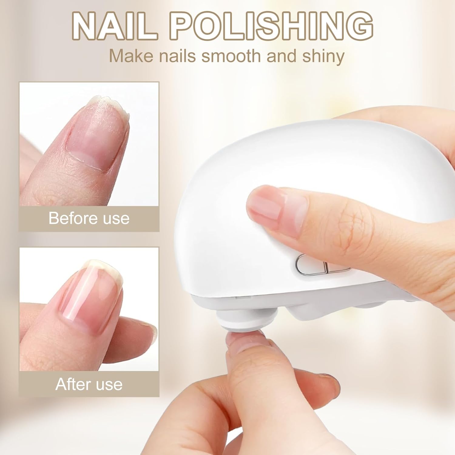 3-in-1 Electric Nail Trimmer – Safe, Clean & Effortless Nail Care